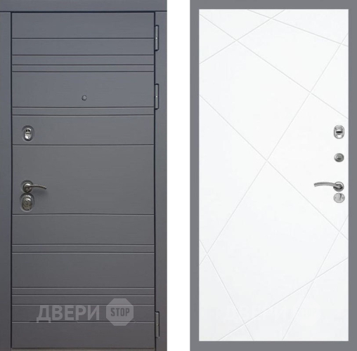 Входная металлическая Дверь Рекс (REX) 14 силк титан FL-291 Силк Сноу в Апрелевке