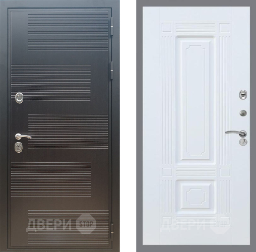 Входная металлическая Дверь Рекс (REX) премиум 185 FL-2 Силк Сноу в Апрелевке