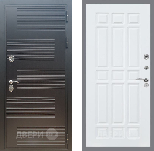 Входная металлическая Дверь Рекс (REX) премиум 185 FL-33 Силк Сноу в Апрелевке