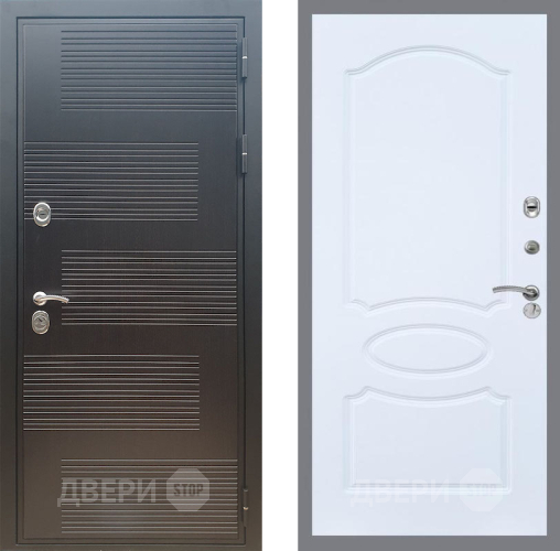 Входная металлическая Дверь Рекс (REX) премиум 185 FL-128 Силк Сноу в Апрелевке