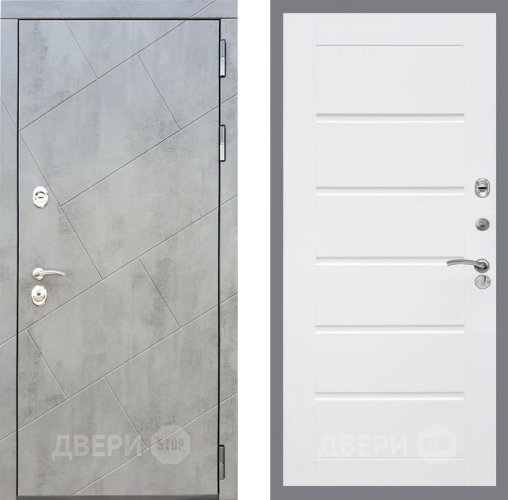 Входная металлическая Дверь Рекс (REX) 22 Сити Белый ясень в Апрелевке