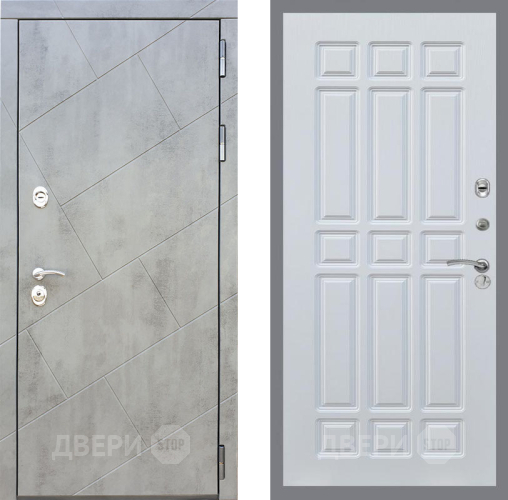 Входная металлическая Дверь Рекс (REX) 22 FL-33 Белый ясень в Апрелевке