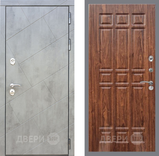 Входная металлическая Дверь Рекс (REX) 22 FL-33 орех тисненый в Апрелевке