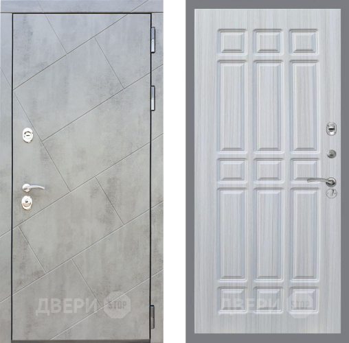 Входная металлическая Дверь Рекс (REX) 22 FL-33 Сандал белый в Апрелевке