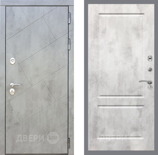 Входная металлическая Дверь Рекс (REX) 22 FL-117 Бетон светлый в Апрелевке