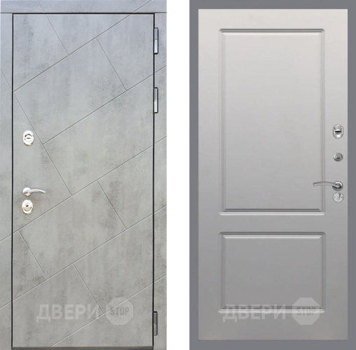 Входная металлическая Дверь Рекс (REX) 22 FL-117 Грей софт в Апрелевке