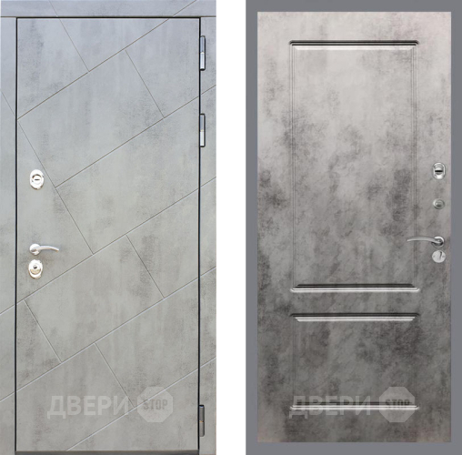 Входная металлическая Дверь Рекс (REX) 22 FL-117 Бетон темный в Апрелевке