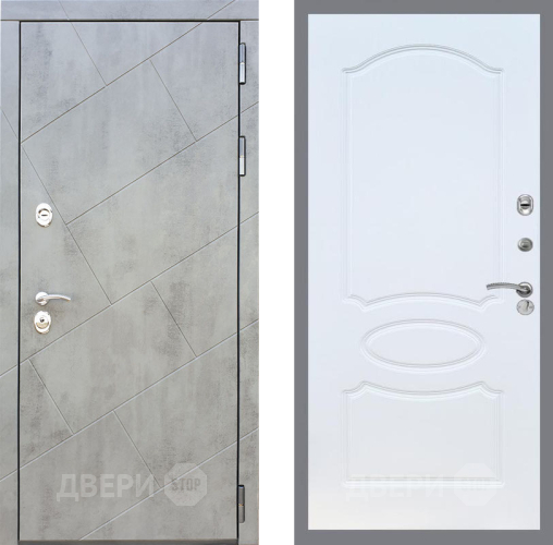 Входная металлическая Дверь Рекс (REX) 22 FL-128 Белый ясень в Апрелевке