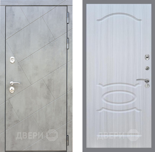 Входная металлическая Дверь Рекс (REX) 22 FL-128 Сандал белый в Апрелевке