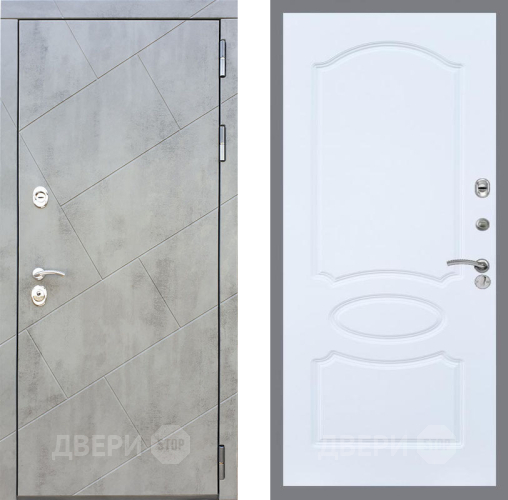Входная металлическая Дверь Рекс (REX) 22 FL-128 Силк Сноу в Апрелевке