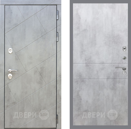 Входная металлическая Дверь Рекс (REX) 22 FL-290 Бетон светлый в Апрелевке