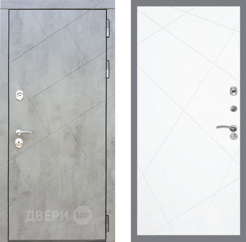 Входная металлическая Дверь Рекс (REX) 22 FL-291 Силк Сноу в Апрелевке