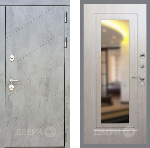 Входная металлическая Дверь Рекс (REX) 22 FLZ-120 Беленый дуб в Апрелевке