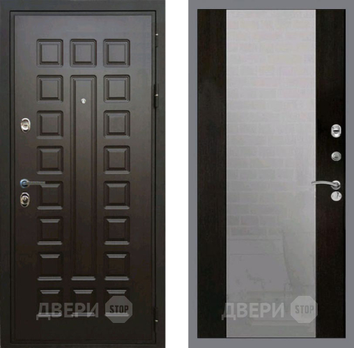 Входная металлическая Дверь Рекс (REX) Премиум 3к СБ-16 Зеркало Венге в Апрелевке