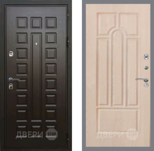 Входная металлическая Дверь Рекс (REX) Премиум 3к FL-58 Беленый дуб в Апрелевке