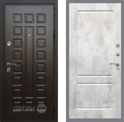Входная металлическая Дверь Рекс (REX) Премиум 3к FL-117 Бетон светлый в Апрелевке