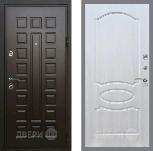 Входная металлическая Дверь Рекс (REX) Премиум 3к FL-128 Лиственница беж в Апрелевке