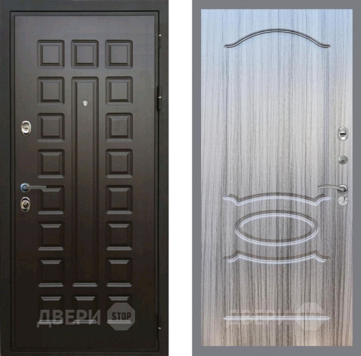 Входная металлическая Дверь Рекс (REX) Премиум 3к FL-128 Сандал грей в Апрелевке