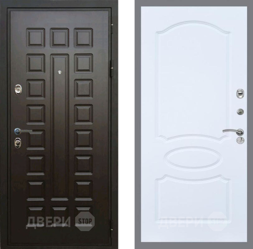 Входная металлическая Дверь Рекс (REX) Премиум 3к FL-128 Силк Сноу в Апрелевке