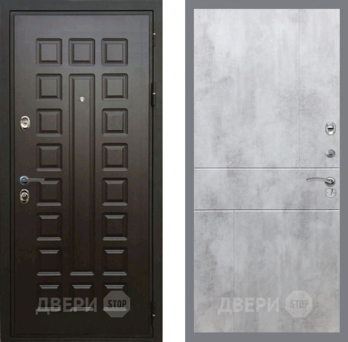 Входная металлическая Дверь Рекс (REX) Премиум 3к FL-290 Бетон светлый в Апрелевке