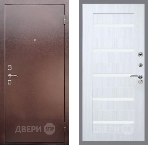 Дверь Рекс (REX) 1 СБ-14 стекло белое Сандал белый в Апрелевке