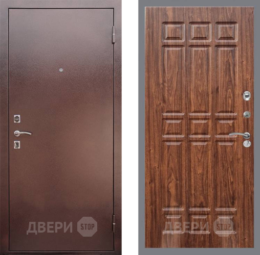 Входная металлическая Дверь Рекс (REX) 1 FL-33 орех тисненый в Апрелевке