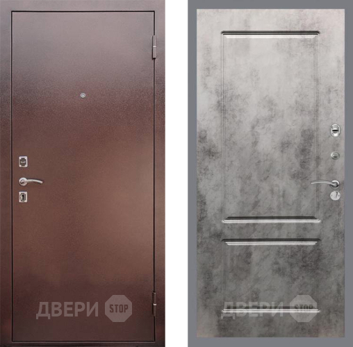 Входная металлическая Дверь Рекс (REX) 1 FL-117 Бетон темный в Апрелевке