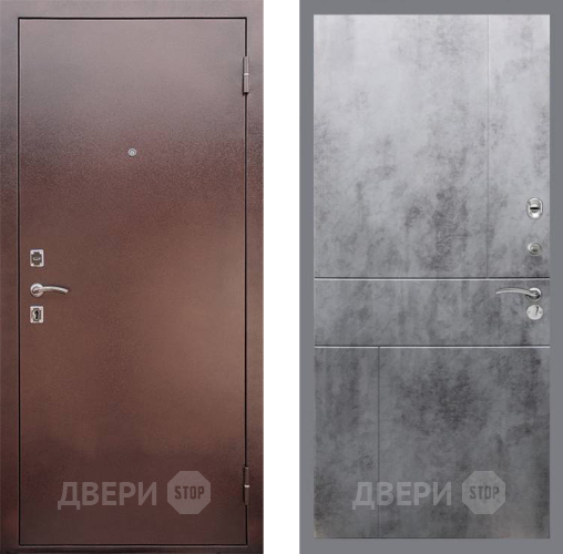 Входная металлическая Дверь Рекс (REX) 1 FL-290 Бетон темный в Апрелевке