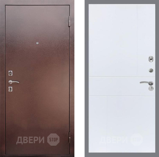Входная металлическая Дверь Рекс (REX) 1 FL-290 Силк Сноу в Апрелевке