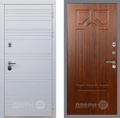 Входная металлическая Дверь Рекс (REX) 14 Силк Сноу FL-58 Морёная берёза в Апрелевке