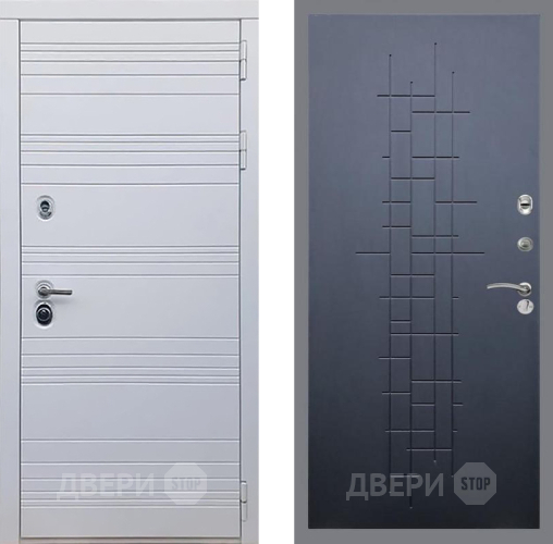 Входная металлическая Дверь Рекс (REX) 14 Силк Сноу FL-289 Ясень черный в Апрелевке