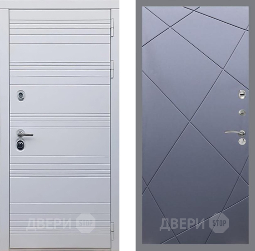 Входная металлическая Дверь Рекс (REX) 14 Силк Сноу FL-291 Силк титан в Апрелевке