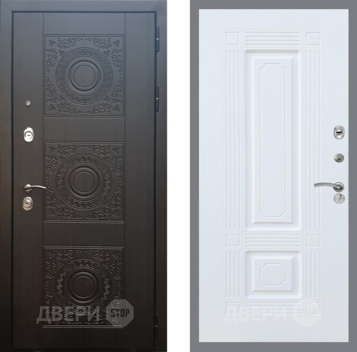 Входная металлическая Дверь Рекс (REX) 10 FL-2 Силк Сноу в Апрелевке
