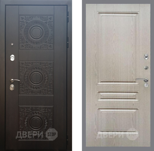 Входная металлическая Дверь Рекс (REX) 10 FL-243 Беленый дуб в Апрелевке