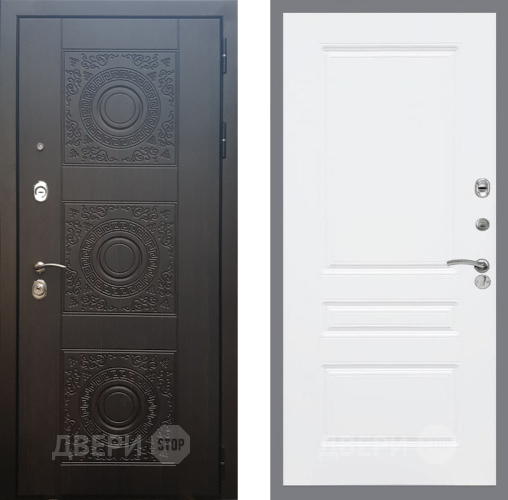 Входная металлическая Дверь Рекс (REX) 10 FL-243 Силк Сноу в Апрелевке