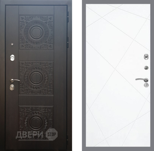 Входная металлическая Дверь Рекс (REX) 10 FL-291 Силк Сноу в Апрелевке