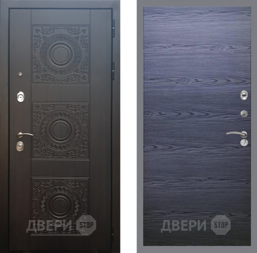 Входная металлическая Дверь Рекс (REX) 10 GL Дуб тангенальный черный в Апрелевке