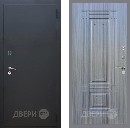 Входная металлическая Дверь Рекс (REX) 1A Черный Муар FL-2 Сандал грей в Апрелевке
