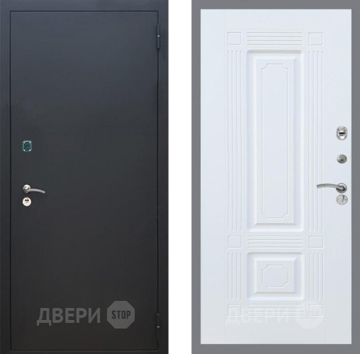Входная металлическая Дверь Рекс (REX) 1A Черный Муар FL-2 Силк Сноу в Апрелевке