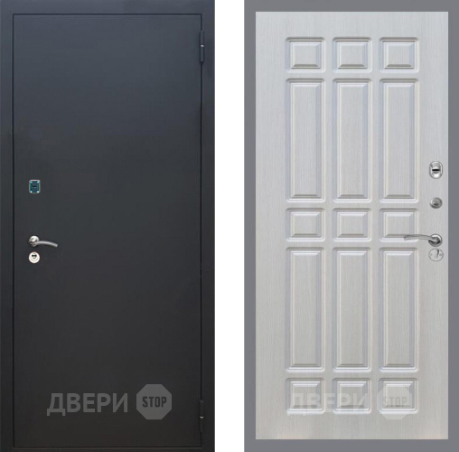 Входная металлическая Дверь Рекс (REX) 1A Черный Муар FL-33 Лиственница беж в Апрелевке