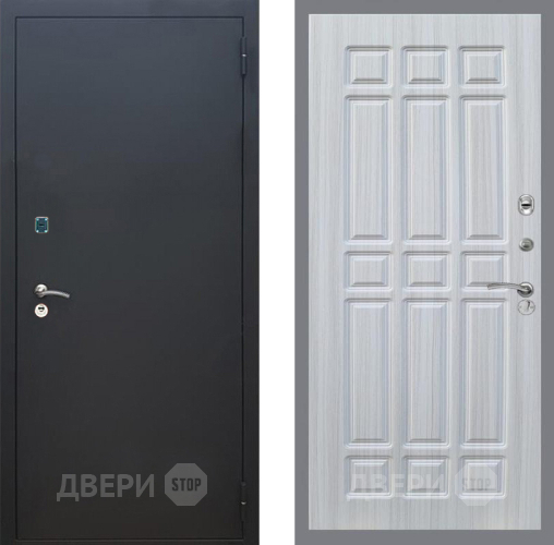 Входная металлическая Дверь Рекс (REX) 1A Черный Муар FL-33 Сандал белый в Апрелевке