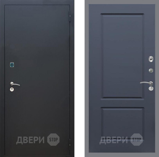 Входная металлическая Дверь Рекс (REX) 1A Черный Муар FL-117 Силк титан в Апрелевке
