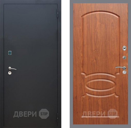 Входная металлическая Дверь Рекс (REX) 1A Черный Муар FL-128 Морёная берёза в Апрелевке