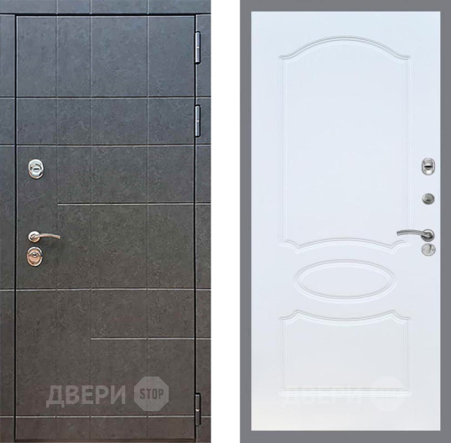 Входная металлическая Дверь Рекс (REX) 21 FL-128 Белый ясень в Апрелевке