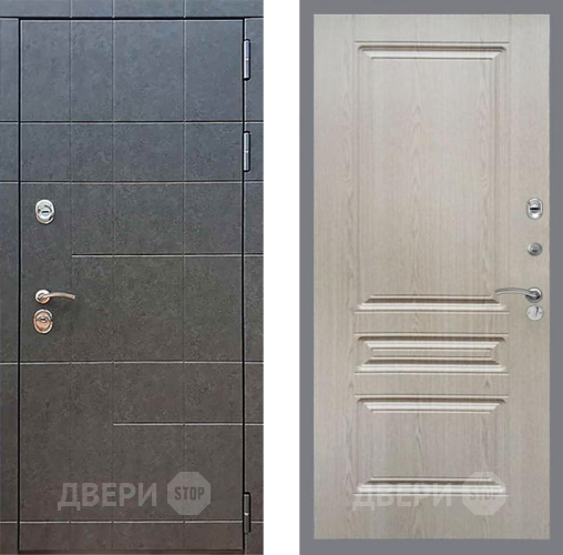 Входная металлическая Дверь Рекс (REX) 21 FL-243 Беленый дуб в Апрелевке