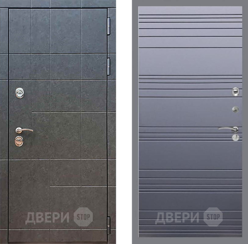 Входная металлическая Дверь Рекс (REX) 21 Line Силк титан в Апрелевке