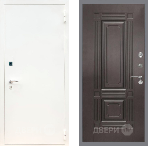 Дверь Рекс (REX) 1А Белая шагрень FL-2 Венге в Апрелевке
