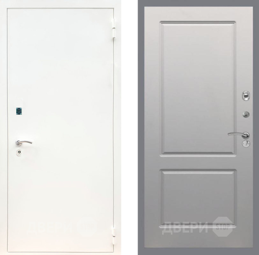 Дверь Рекс (REX) 1А Белая шагрень FL-117 Грей софт в Апрелевке