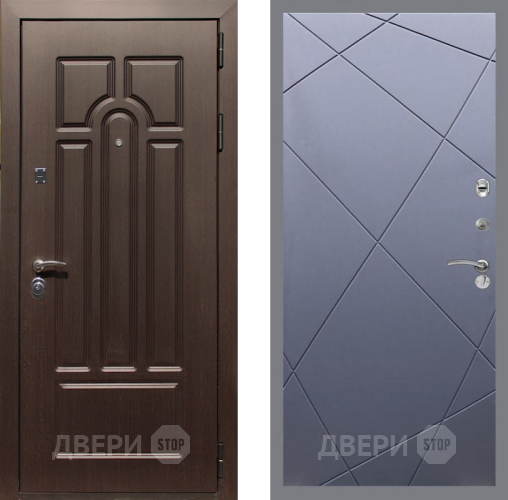 Входная металлическая Дверь Рекс (REX) Эврика FL-291 Силк титан в Апрелевке