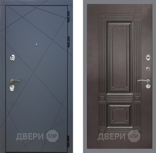 Входная металлическая Дверь Рекс (REX) 13 Силк Титан FL-2 Венге в Апрелевке
